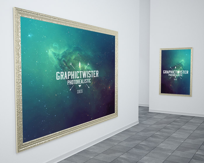 50+ Beautiful & Stylish Free PSD Frame/Poster MockUps for presentations