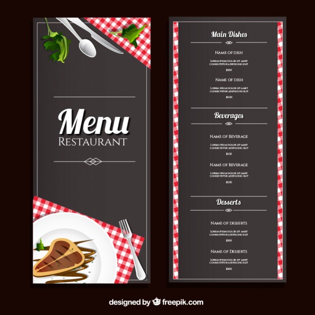40 restaurant templates suitable for professional business