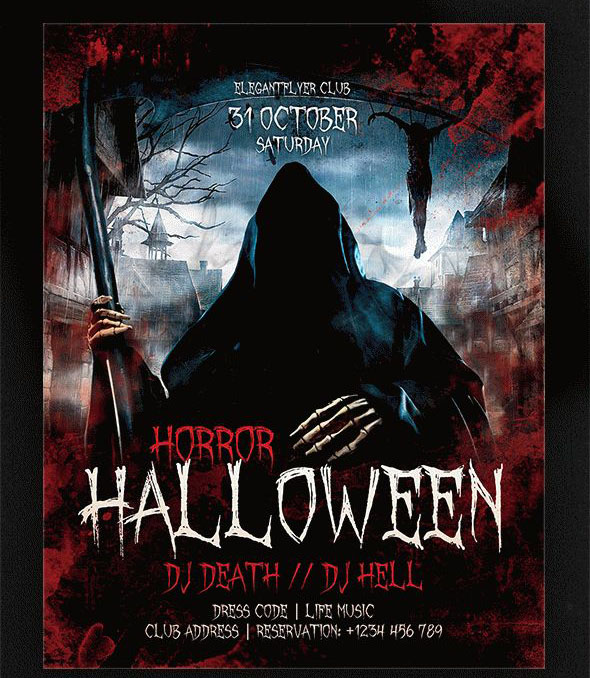 60 Premium Free Psd Halloween Flyer Templates Free Psd Templates