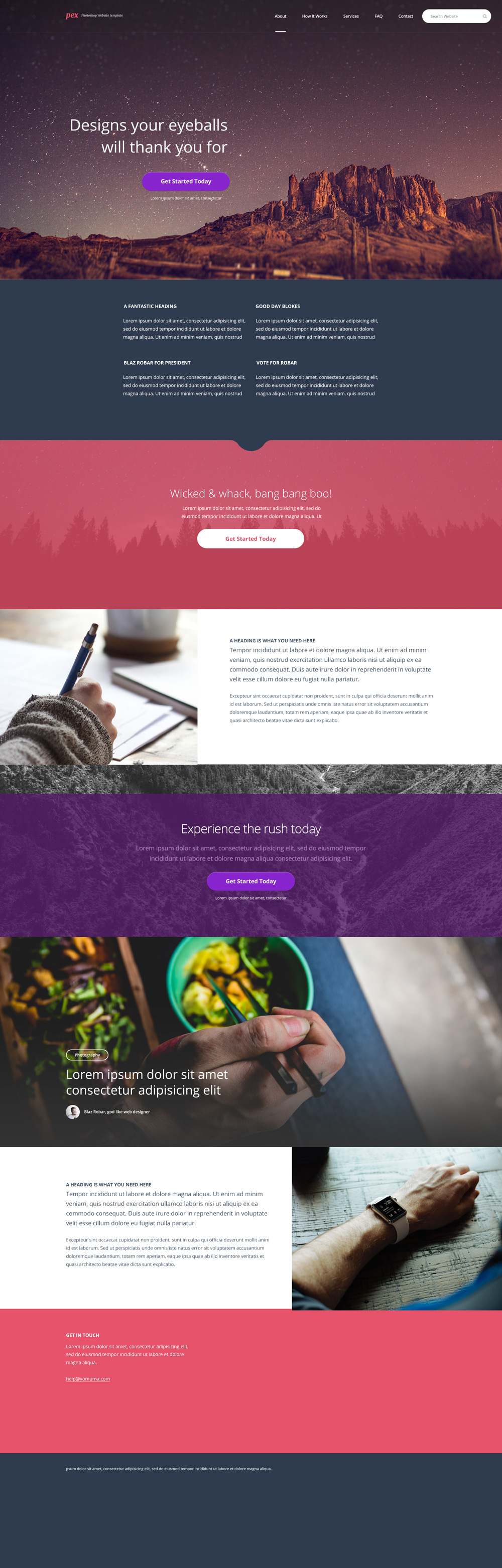 Website Design Psd Templates