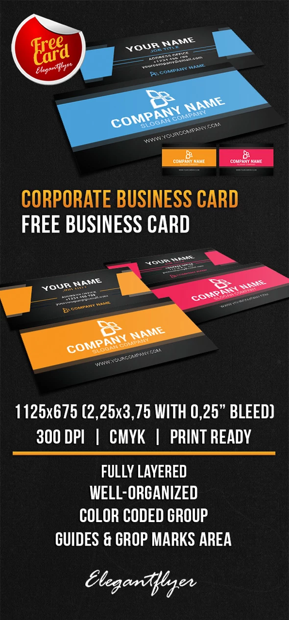 free business cards psd templates