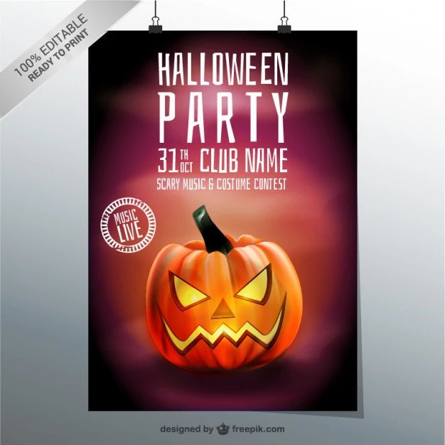 halloween-party-poster-template-with-pumpkin_23-2147497419