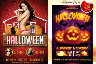 20+ free PSD Halloween flyer templates 20+ free PSD Halloween flyer templates