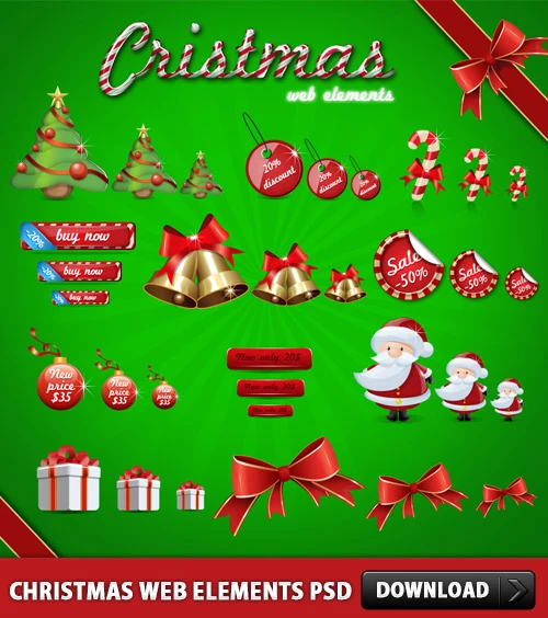 Christmas-Web-Elements-PSD-L