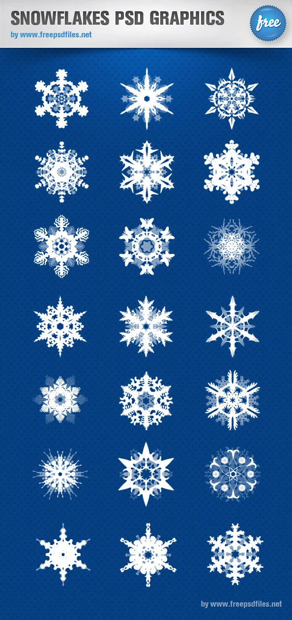 Snowflakes_PSD_Graphics_Preview_Big