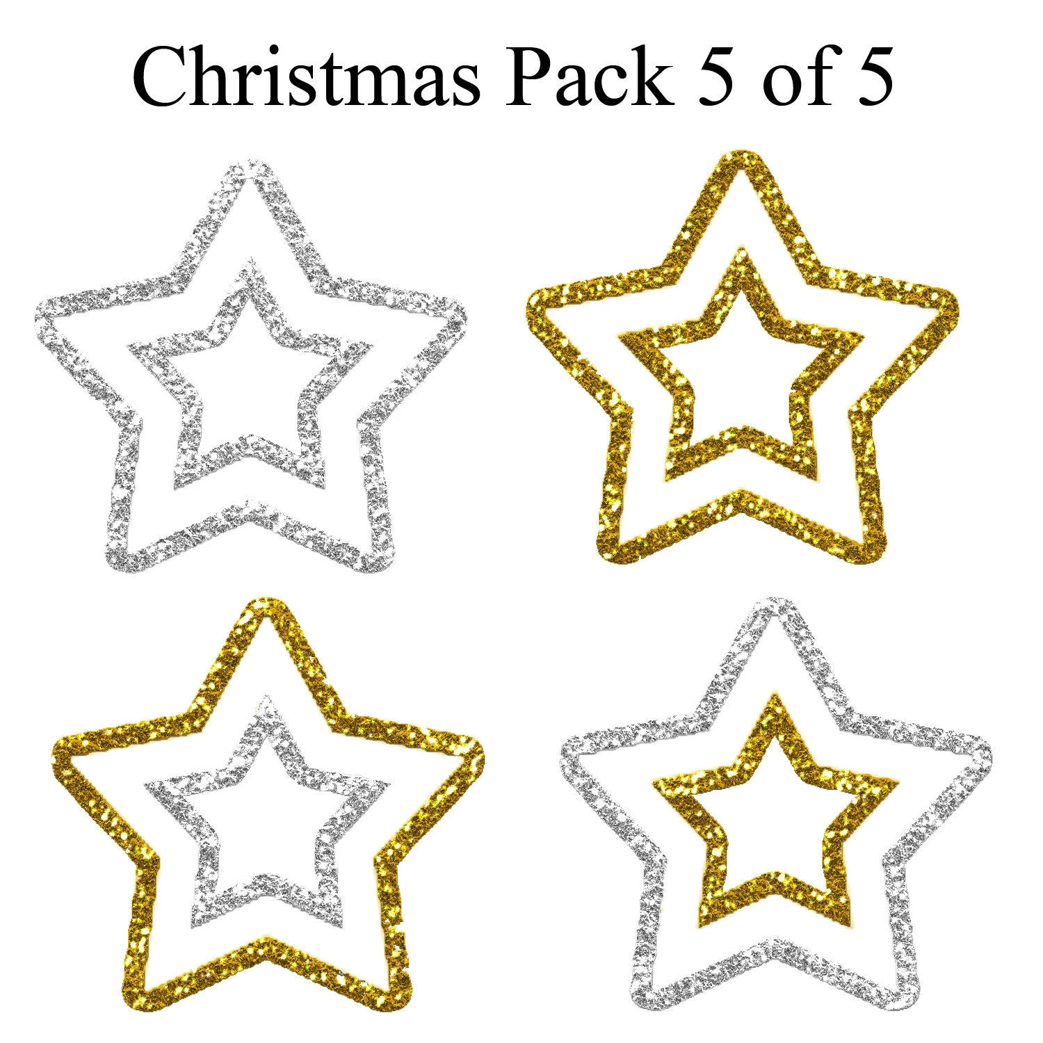 christmas_pack_5_of_5___stars2_by_hermit_stock