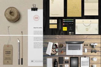 30+ Free and Premium PSD Branding Identity MockUps for designers and creators!