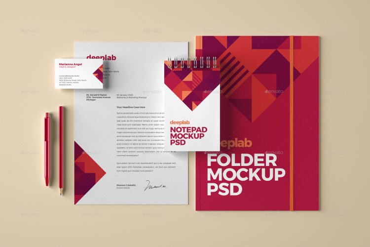 Download Free 30 Free Psd Branding Identity Mockups For Designers And Creators Free Psd Templates PSD Mockups.