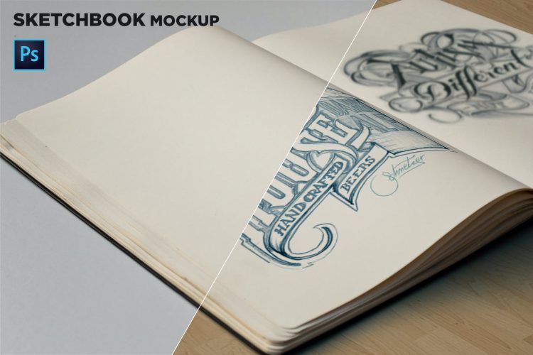 Download 15 Free Psd Sketchbook Mockups For Creative Mind Free Psd Templates PSD Mockup Templates