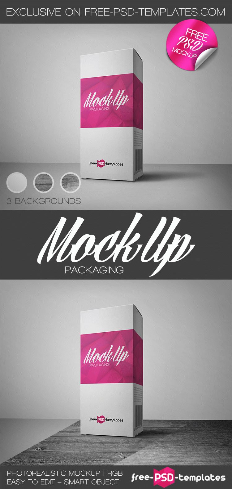 Download Free Packaging Mock-up in PSD | Free PSD Templates