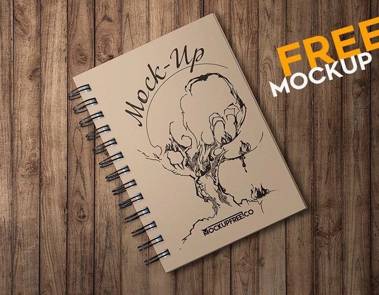 6 Sketch Book Layouts PSD Mockup  PSD Mockups