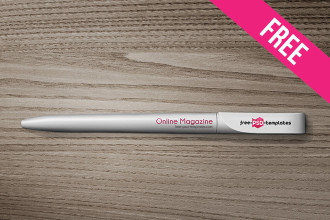Free Pen Mock-up in PSD Free Pen Mock-up in PSD