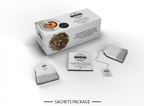 Download Free Tea Packaging Mock-up in PSD | Free PSD Templates