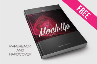 Free Book Mock-up in PSD