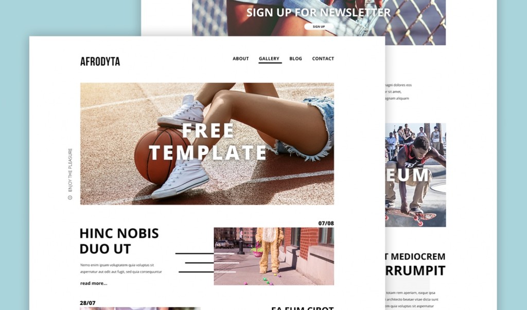 free psd web design templates download