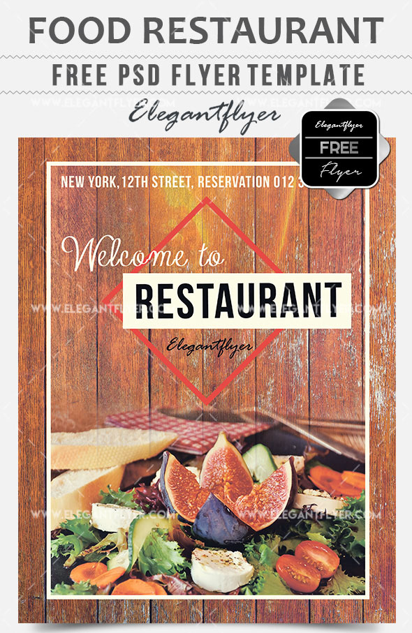 restaurant poster design template