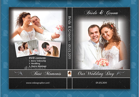 free label design cd CD/DVD Brochure Free â€“ Cover Template Wedding PSD