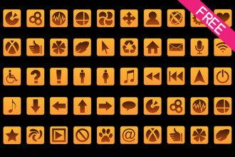45+ SET OF FREE PSD ICONS in PSD