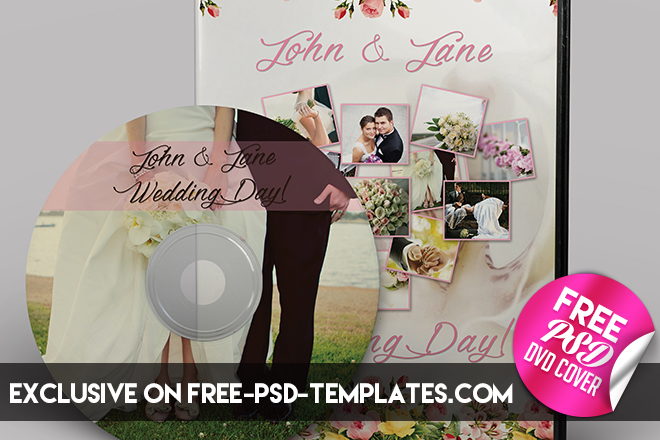 Download Wedding Cd Dvd Cover Free Psd Brochure Template Facebook Cover Free Psd Templates PSD Mockup Templates