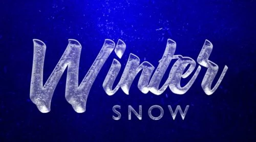 Free Winter Ice Text Effect