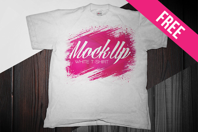 Download Free White T Shirt Mock Up In Psd Free Psd Templates