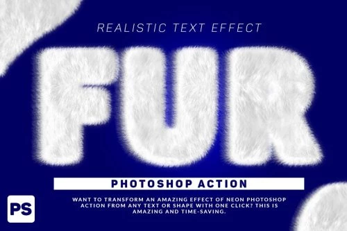 Wool Text Effect Photoshop Action