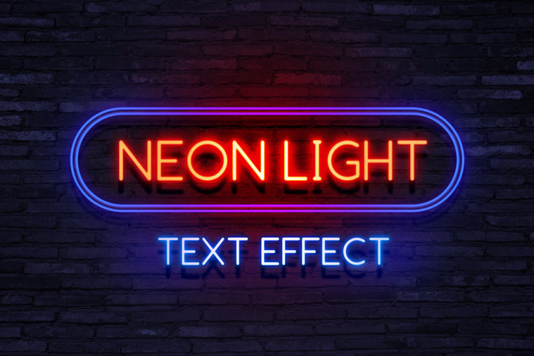 Neon Light Text Effects
