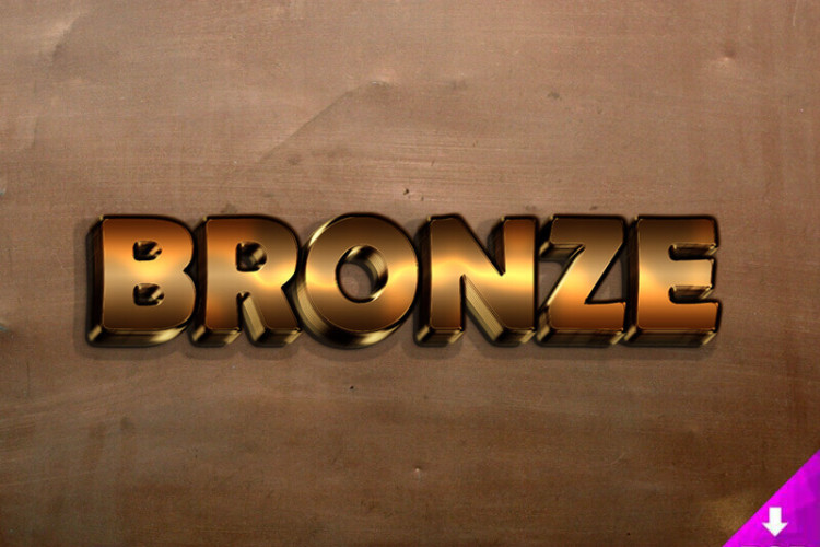 Bronze Text Style