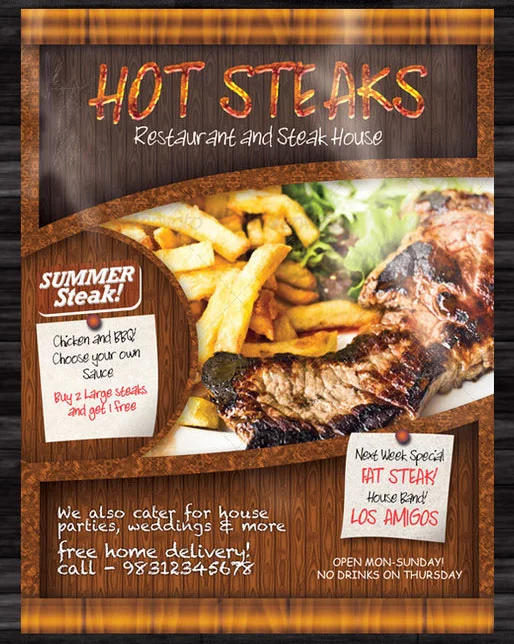 restaurant_steak_house_flyer_psd_template_by_shermanjackson-d5a8j7b
