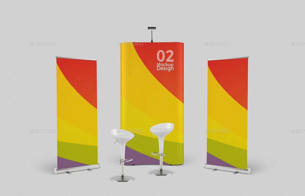 Download Free Trade Show Booth Mock Up In Psd Free Psd Templates PSD Mockup Templates