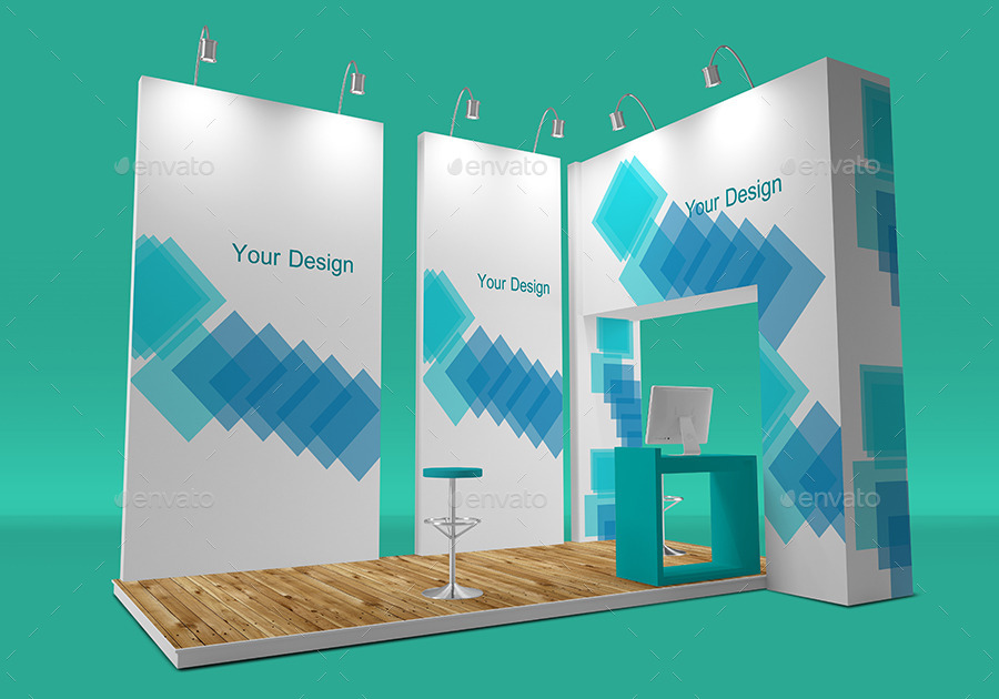 Download Free Trade Show Booth Mock Up In Psd Free Psd Templates