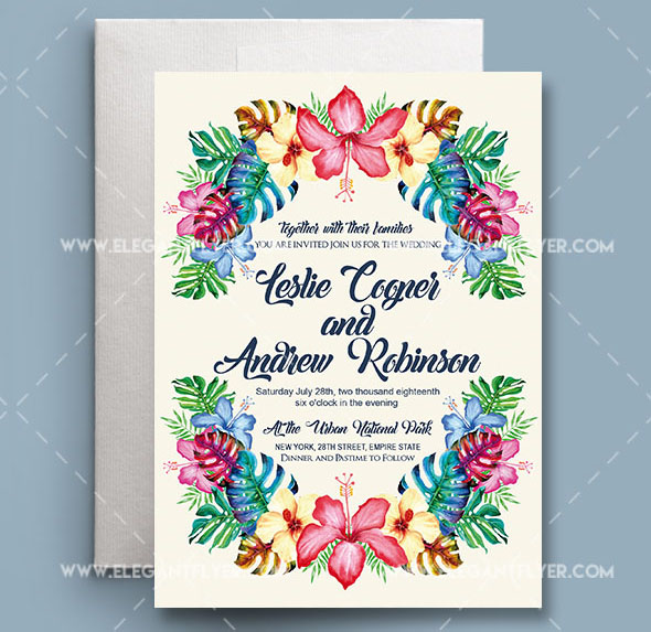 16 Wedding Invitation PSD Images - Free Wedding Invitation ...