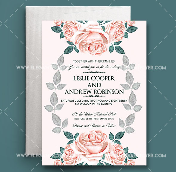 Invitation card PSD by aasemsj on DeviantArt