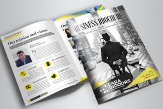 Free Corporate Business Brochure 14 pages A5