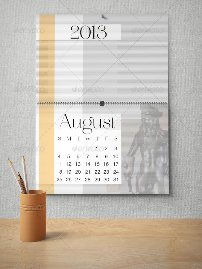 Download Free Desk Calendar Mock-up in PSD | Free PSD Templates