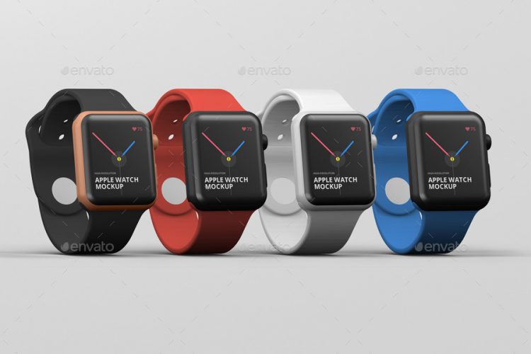 14 Smartwatch Template Mockup Models