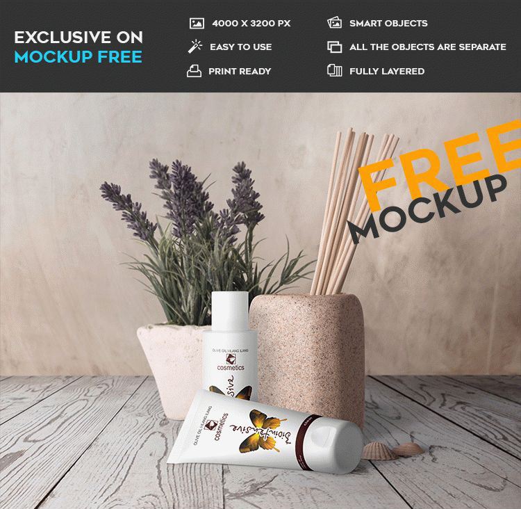 Download 77 Free Psd Cosmetic Packaging Mockups For Creative Designers Premium Version Free Psd Templates PSD Mockup Templates