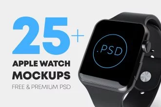 26+ Free and Premium PSD stylish Smart Watches Mockups!