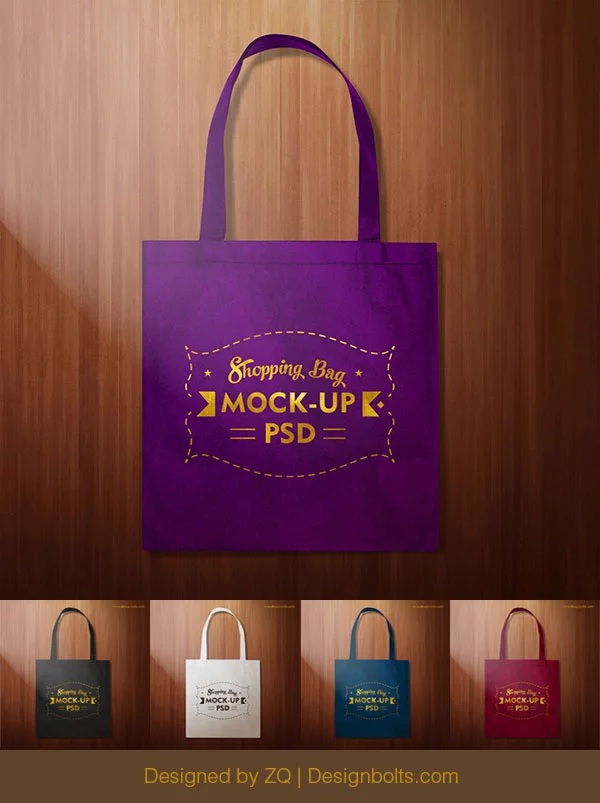 Simple-plain-black-Shpping-bag-Mockup-PSD-F