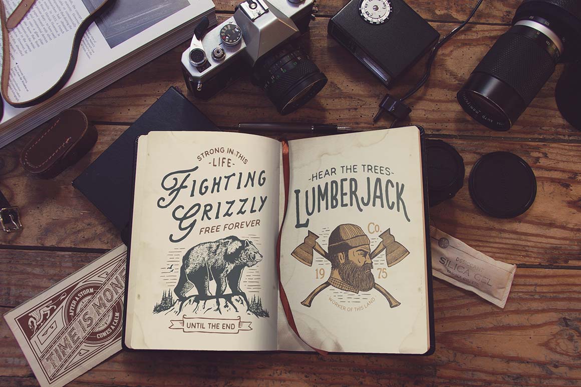45 Free Amazing Vintage Design Elements To Be Interesting And Creative Free Psd Templates