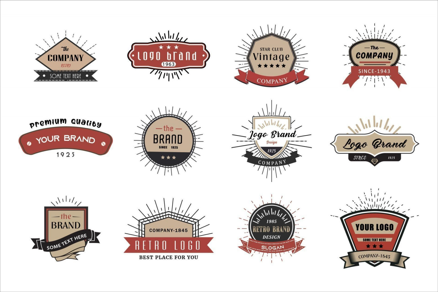 35+ Free Vintage design elements to be creative! – Free PSD Templates