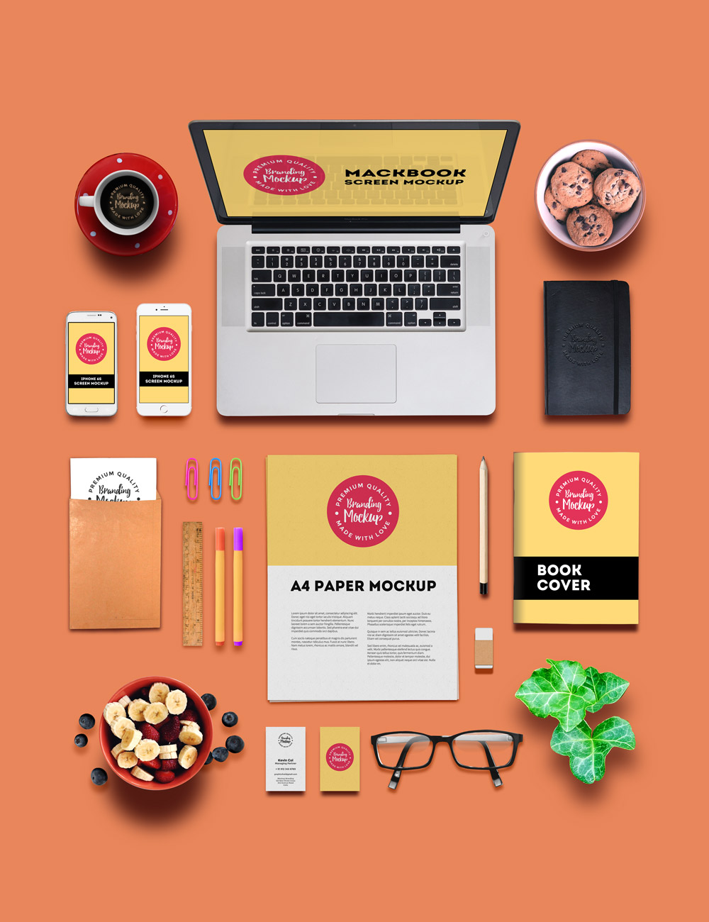 58+ Free Branding Identity Mockups to be modern and ...