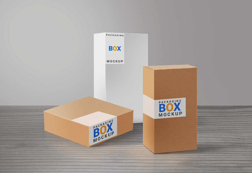 Download Free Packaging Box Mock Up Free Download Free Download Mockup PSD Mockup Template