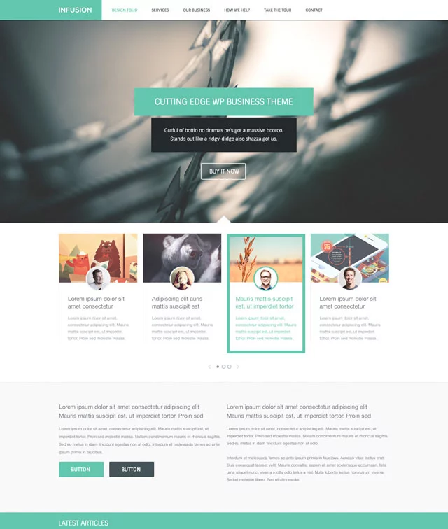 infusion-free-website-templates