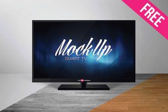 Free Smart Tv Mock-up in PSD