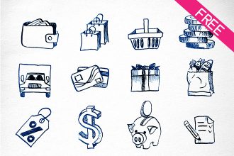 FREE 16 Painted Icons Trade IN PSD FREE 16 Painted Icons Trade IN PSD