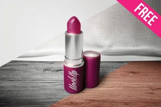 Free Lipstick Mock-up in PSD