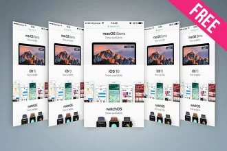 Free PSD Wеb and Mobile Presentation Mockup in PSD