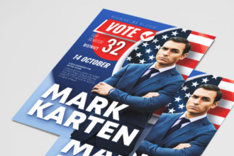 Political Promotion – Free PSD Flyer Template Political Promotion – Free PSD Flyer Template