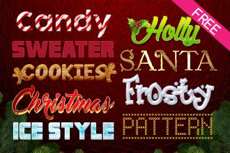 FREE Christmas Style IN PSD